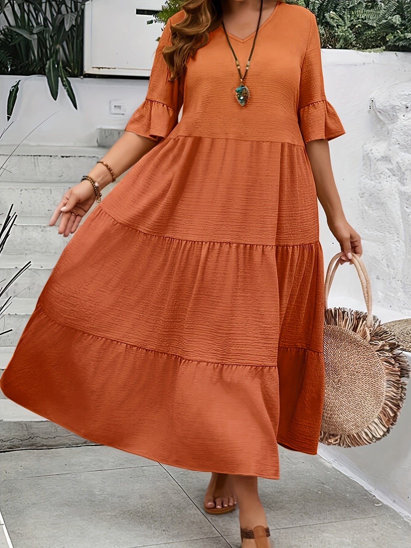Serena - Rochie Fluidă Elegantă