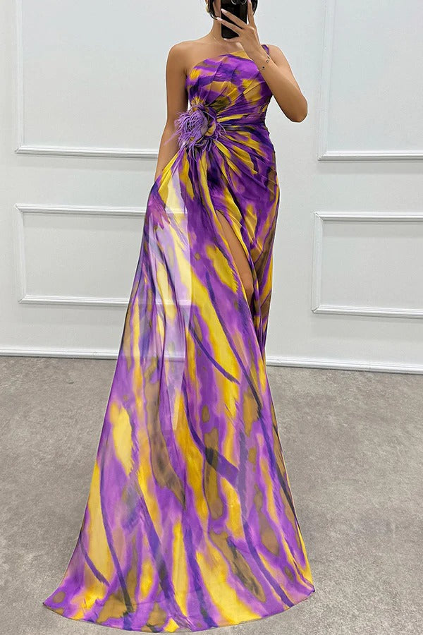 Layla | Rochie Maxi Vibrantă