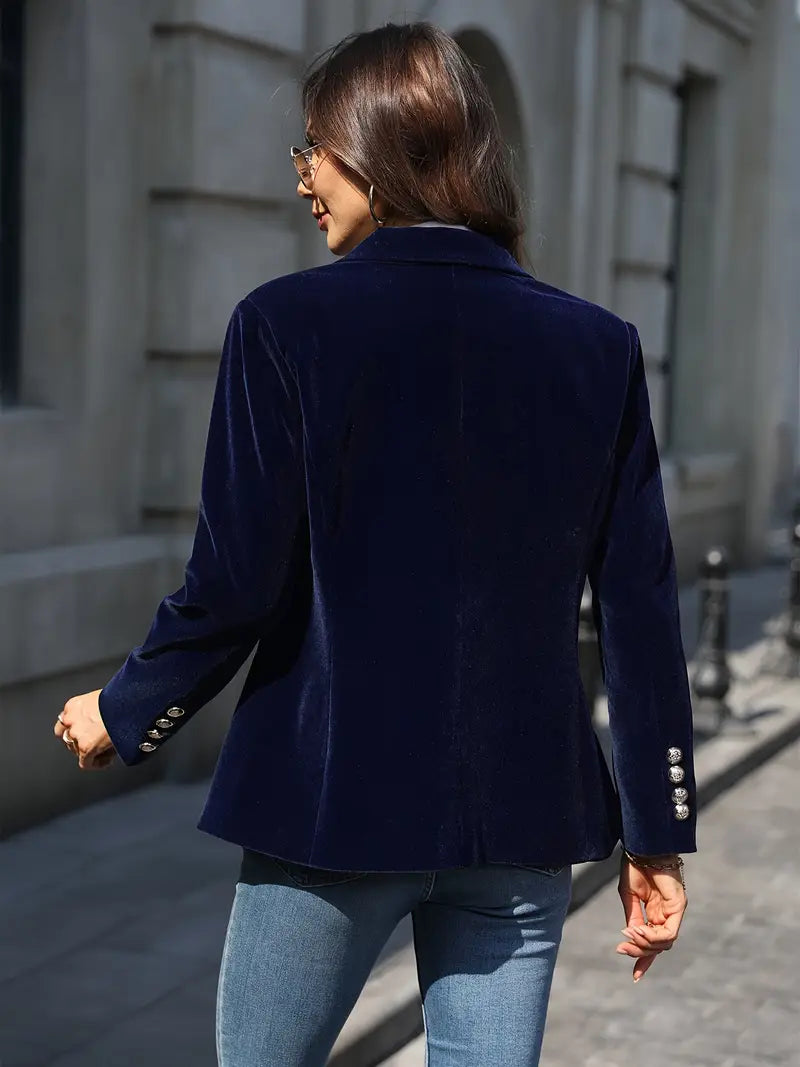 Savannah – Blazer Elegant din Catifea