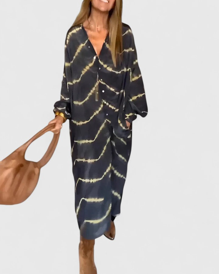 PAISLEY – ROCHIE CAMASĂ DRAPE CU TIE-DYE