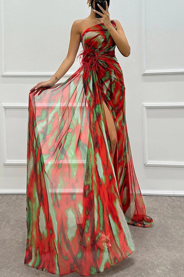 Layla | Rochie Maxi Vibrantă