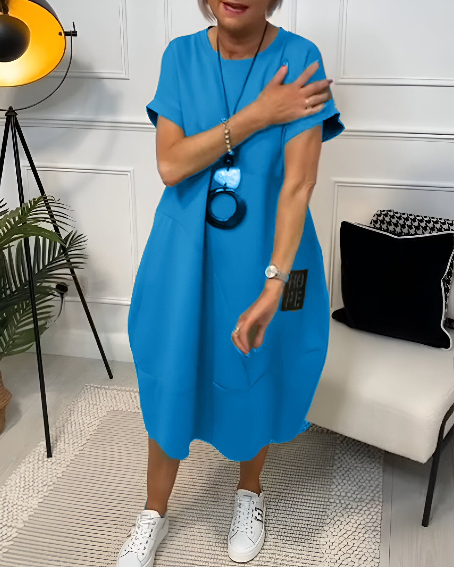 Bessie – Rochie Midi Confortabilă