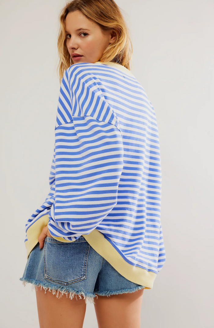 LINDA - PULOVER STRIAT OVERSIZED