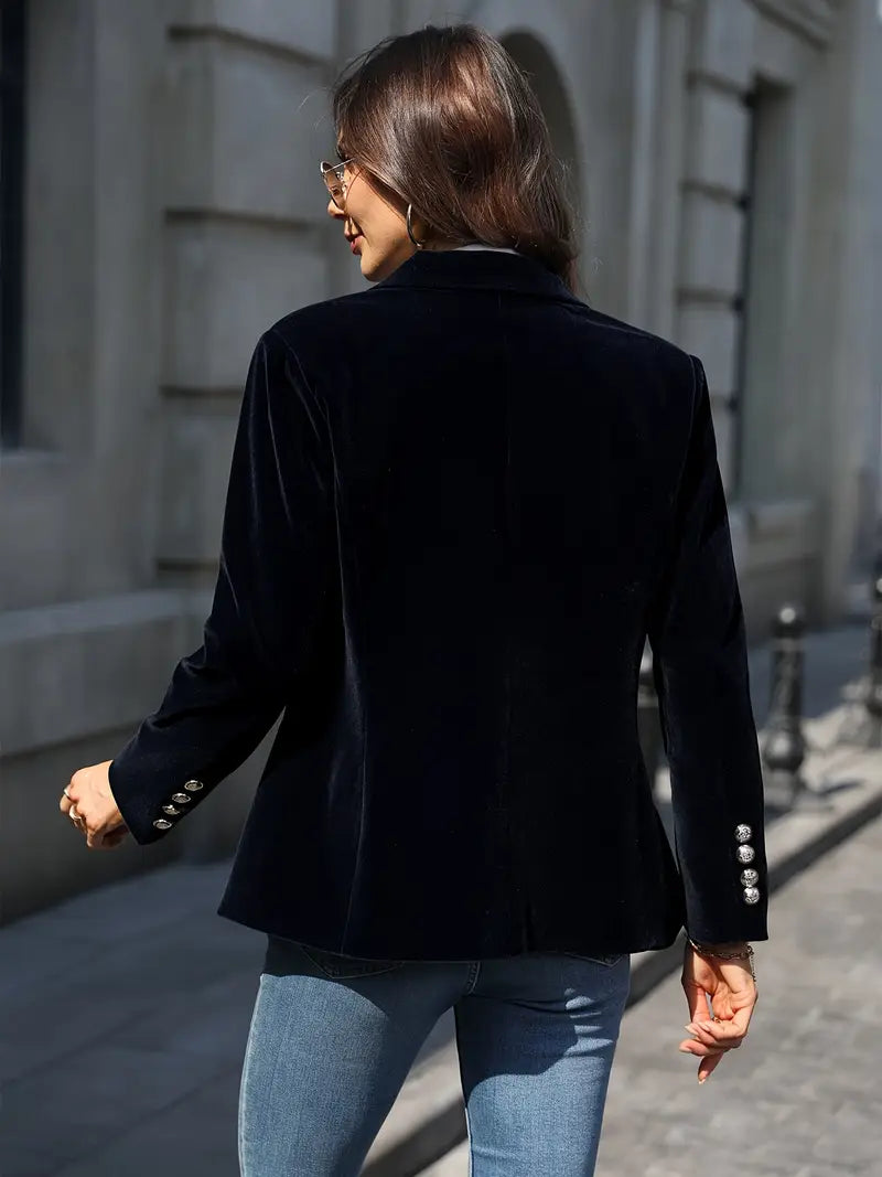 Savannah – Blazer Elegant din Catifea
