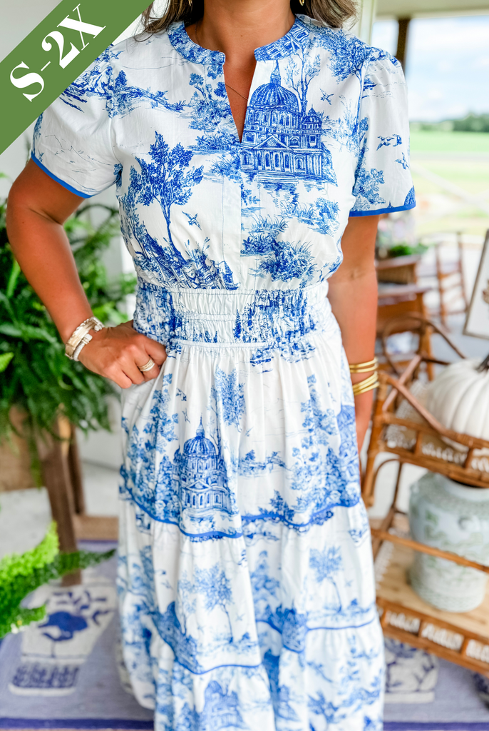 SAVANNAH – ELEGANȚĂ TIMPLESĂ ÎN ROCHIE MAXI CU VOLANE