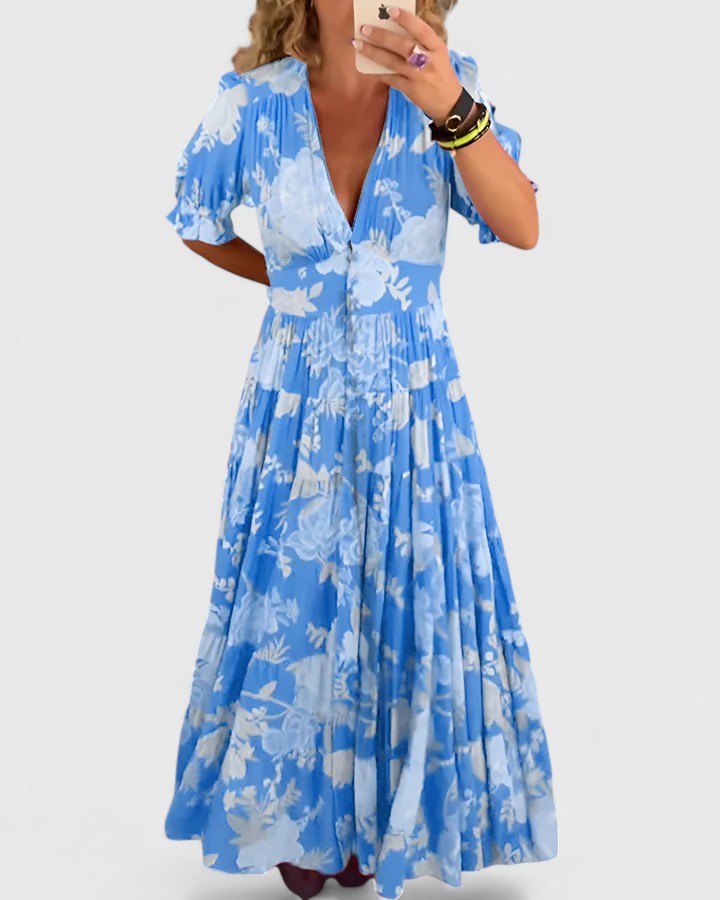 JULIANA – ROCHIE MAXI FLUIDĂ CU FLORI RADIANTE