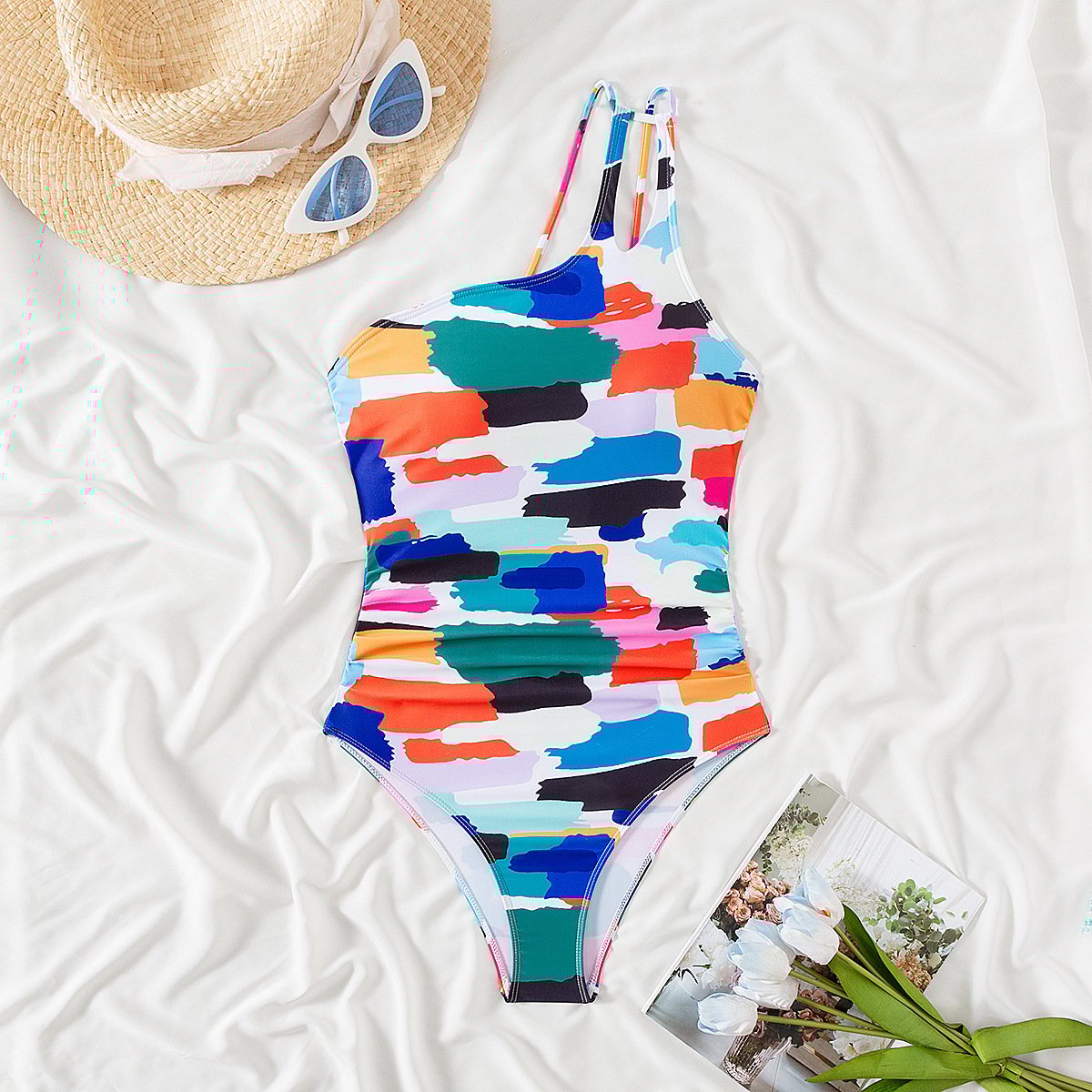 BLAKELY – COSTUM DE BAIE CU UN UMERAS