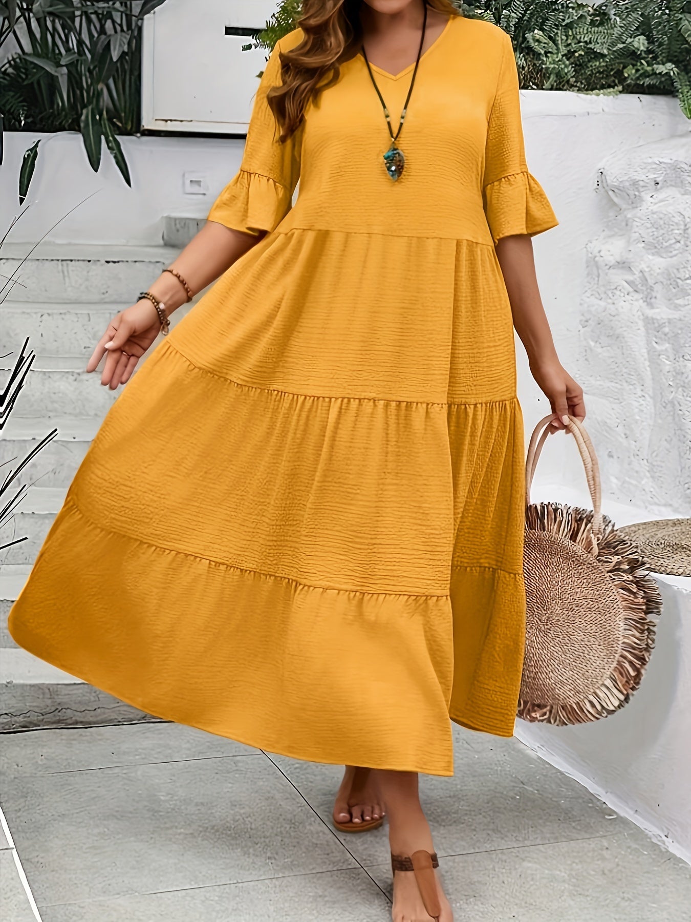 Serena - Rochie Fluidă Elegantă
