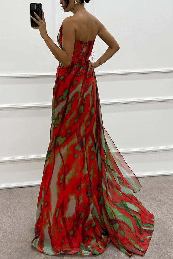 Layla | Rochie Maxi Vibrantă