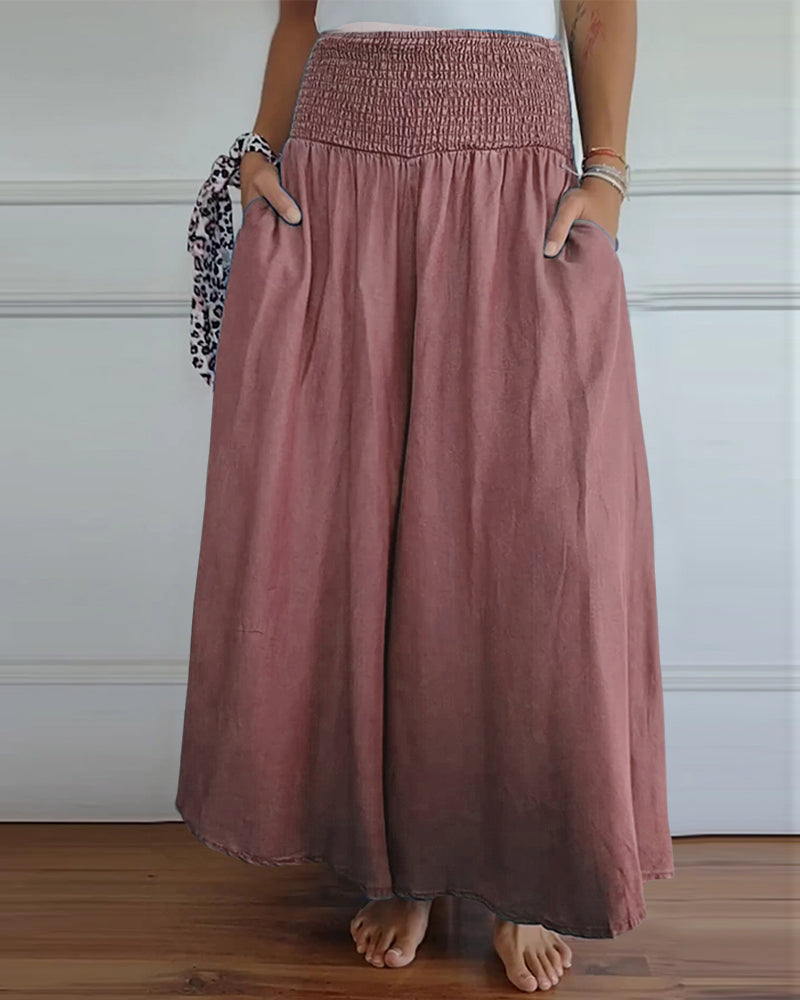EMILIA – PANTALONI LARGI CONFORTABILI