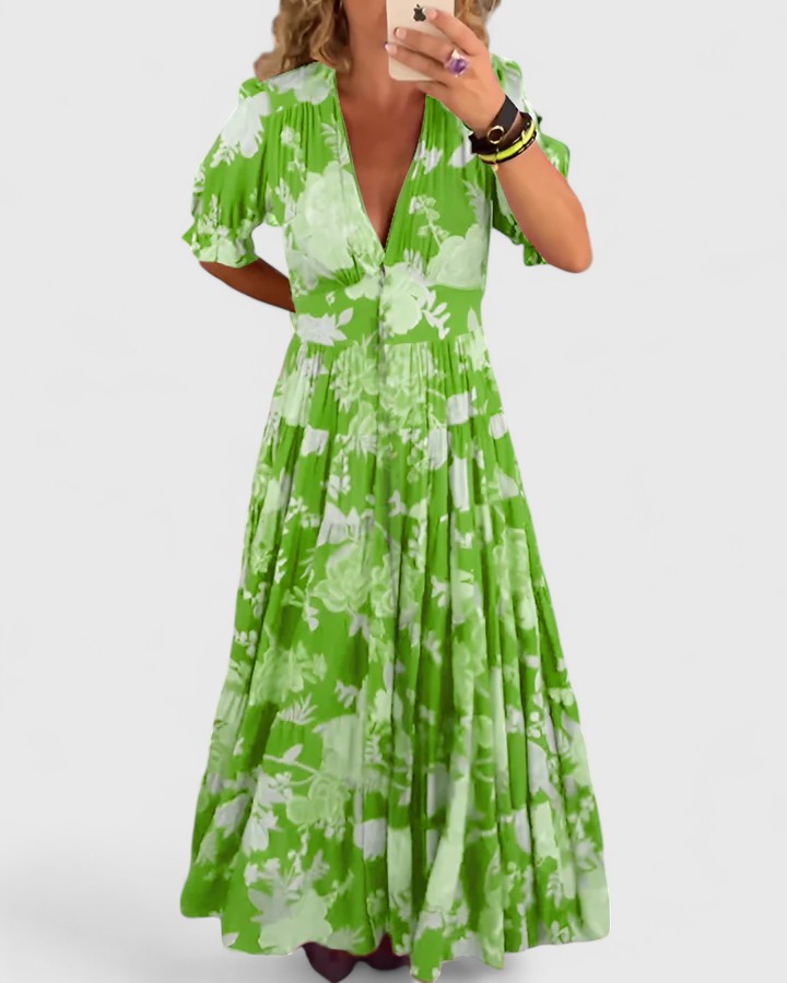 JULIANA – ROCHIE MAXI FLUIDĂ CU FLORI RADIANTE