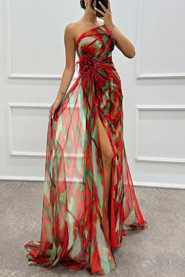Layla | Rochie Maxi Vibrantă