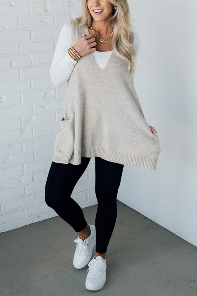 PALOMA – VESTĂ DIN TRICOU CU BUZUNARE CONFORTABILĂ