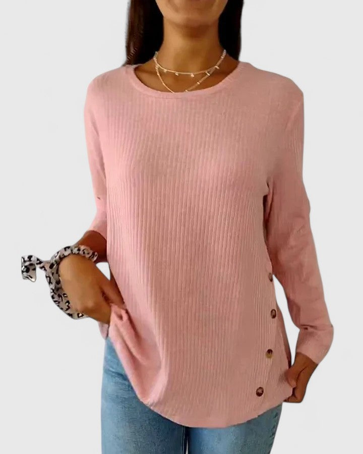 RILEY – TOP RELAXAT CU BUTON PE LATERAL