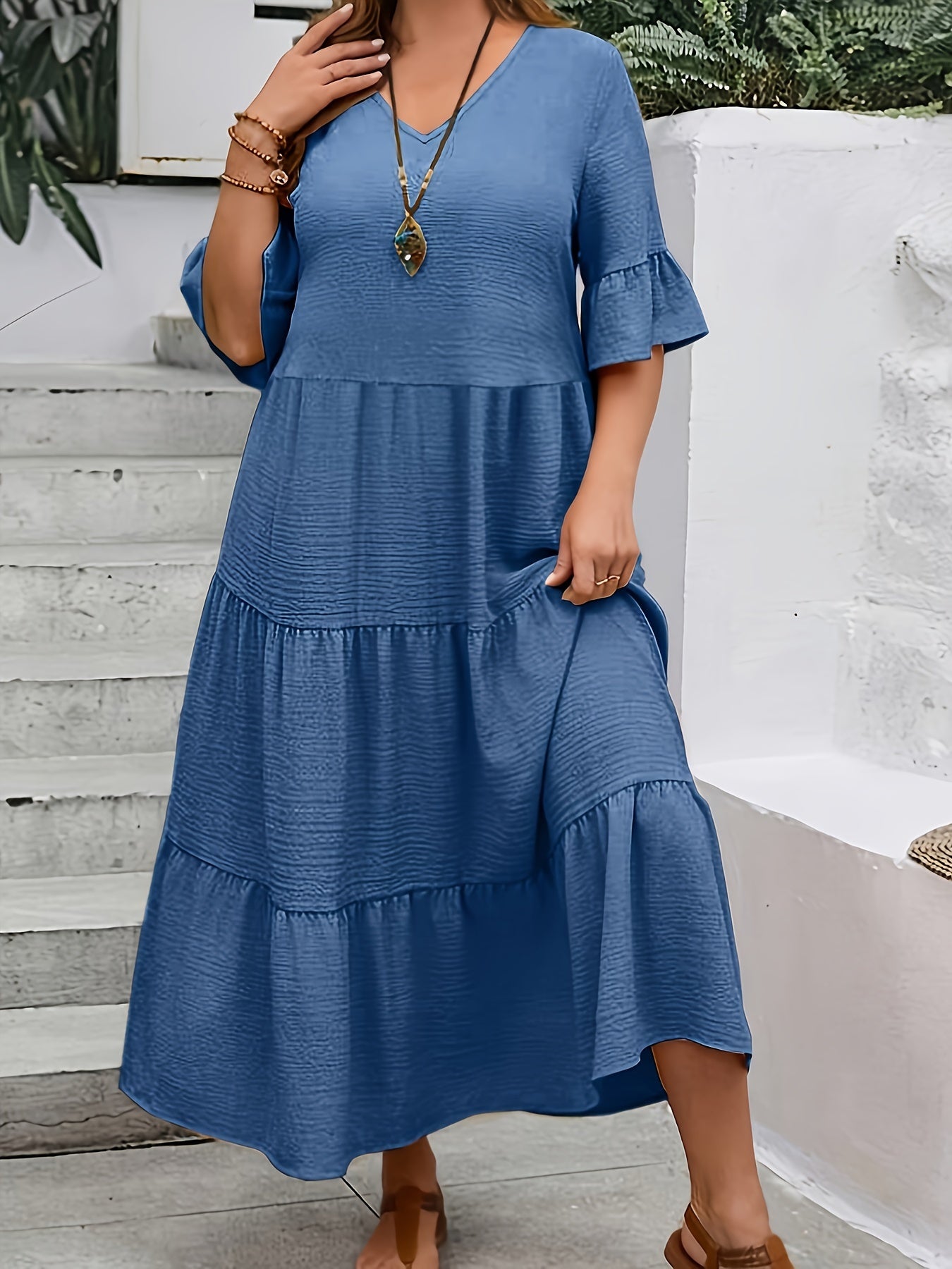Serena - Rochie Fluidă Elegantă