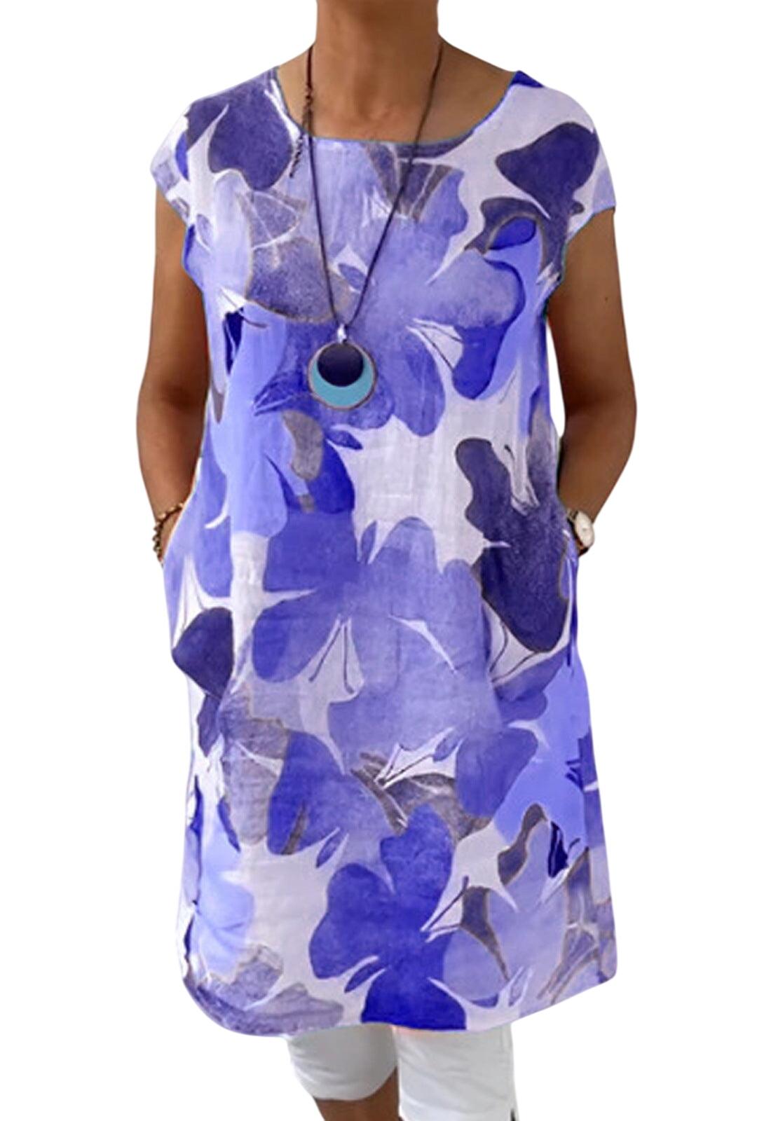 NORA – ROCHIE TUNICĂ CU FLORI UȘOARE