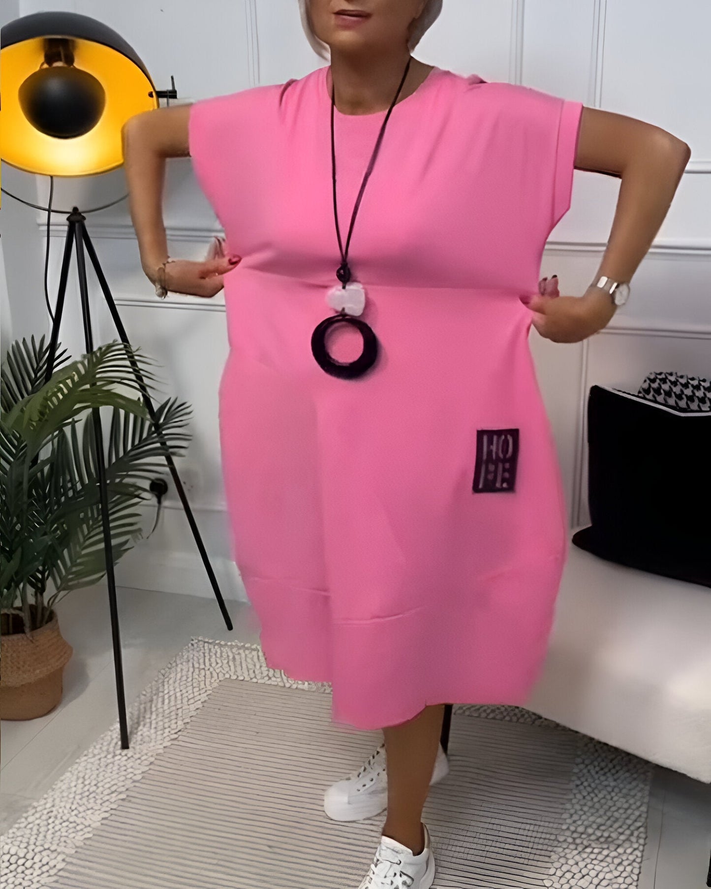 Bessie – Rochie Midi Confortabilă