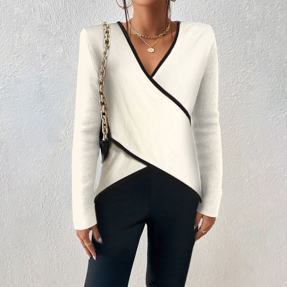 Dion™ Pulover Elegant cu Decolteu în V