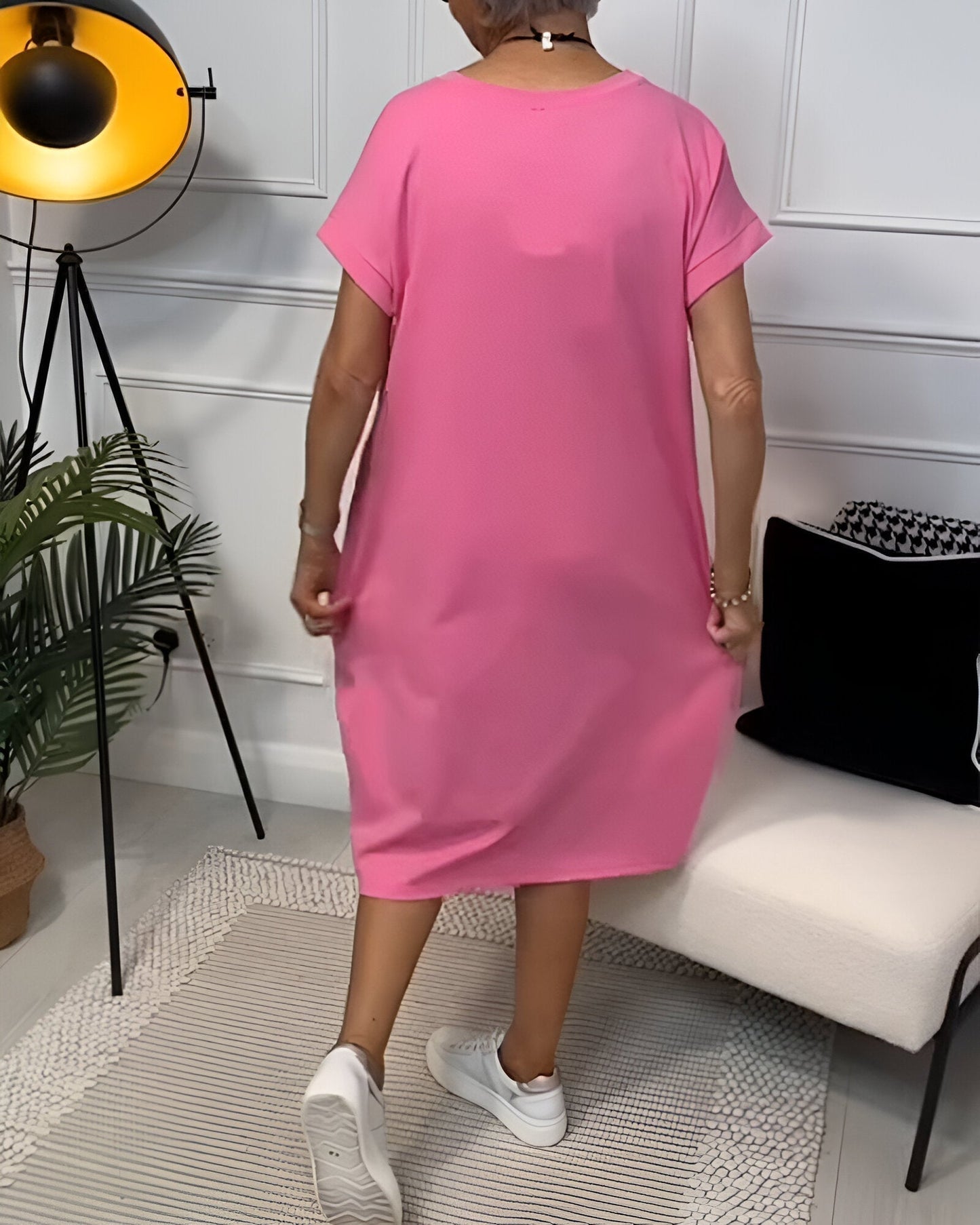 Bessie – Rochie Midi Confortabilă