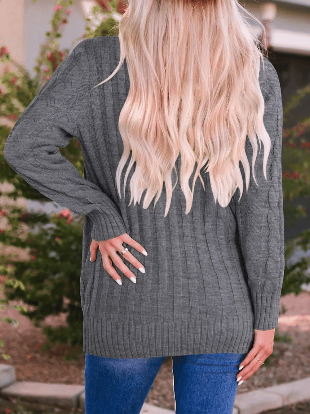 MARZENA | Cardigan confortabil cu tricot