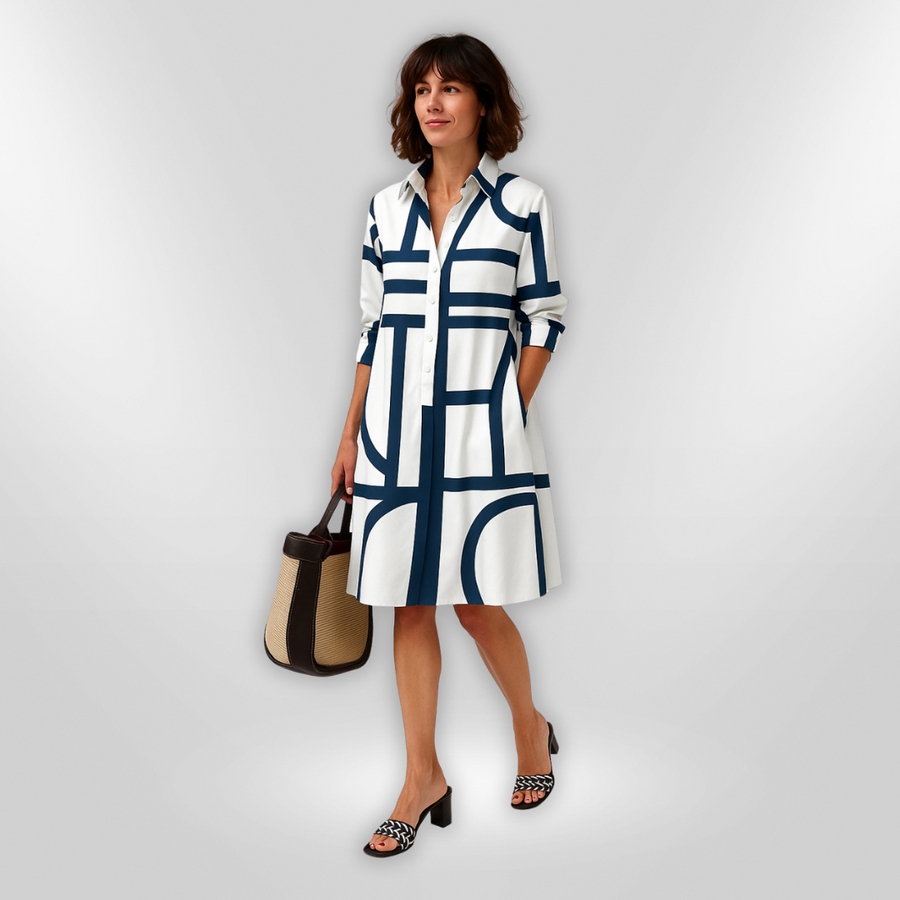 NYLA – ROCHIE MIDI CU BUZUNARE PENTRU ZILE OBISNUITE