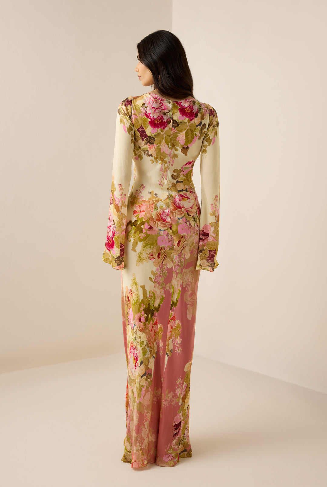 ALINA – ROCHIE ROMANTICĂ FLORALĂ GLISANTĂ