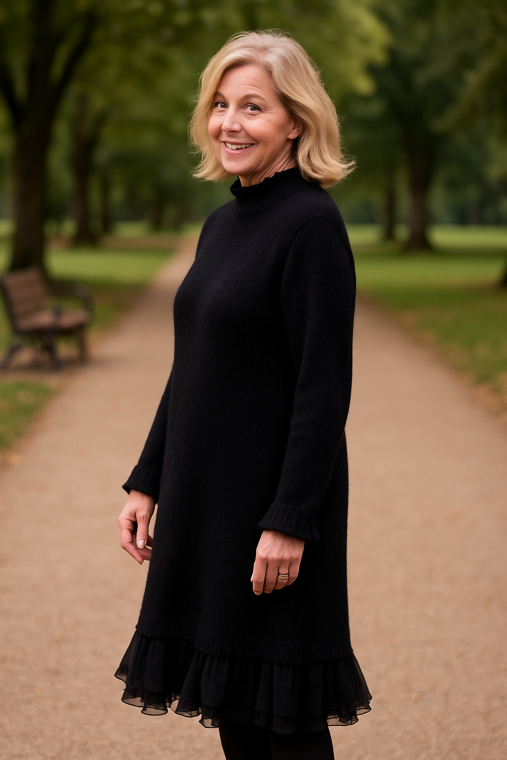SOPHIA – ROCHIE DIN TRICOU CĂLDUROASĂ