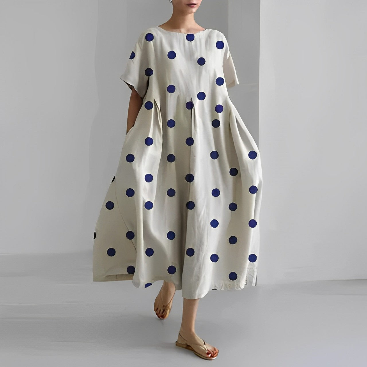 Daisy - Rochie Maxi Largă Retro Big Swing