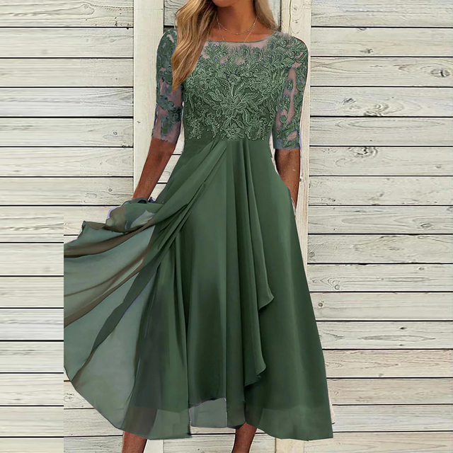 EVELYN – ROCHIE DE Seară din Dantelă cu Eleganță Grațioasă