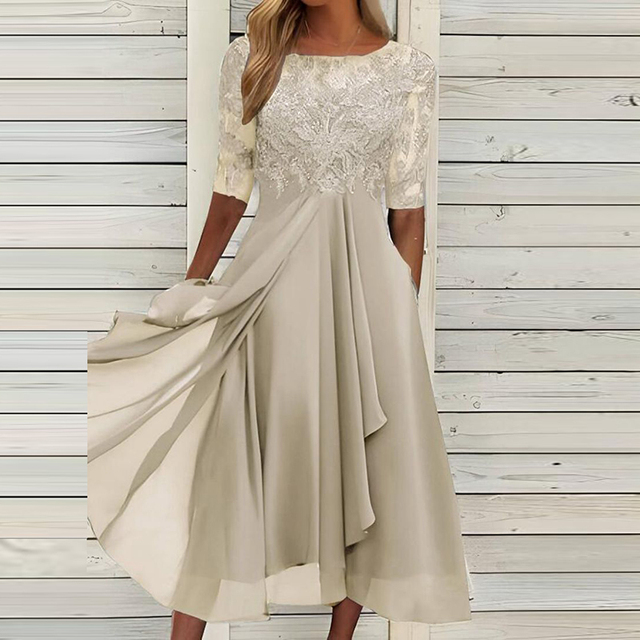 EVELYN – ROCHIE DE Seară din Dantelă cu Eleganță Grațioasă