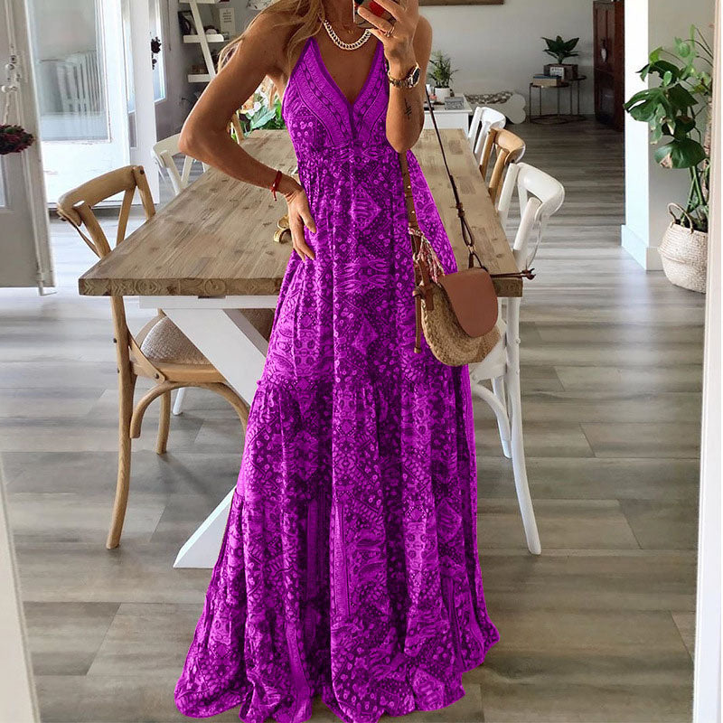 Kairi – Rochie Boho fără Mâneci