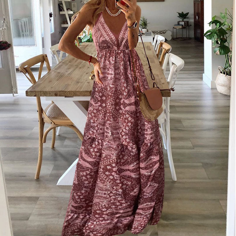 Kairi – Rochie Boho fără Mâneci