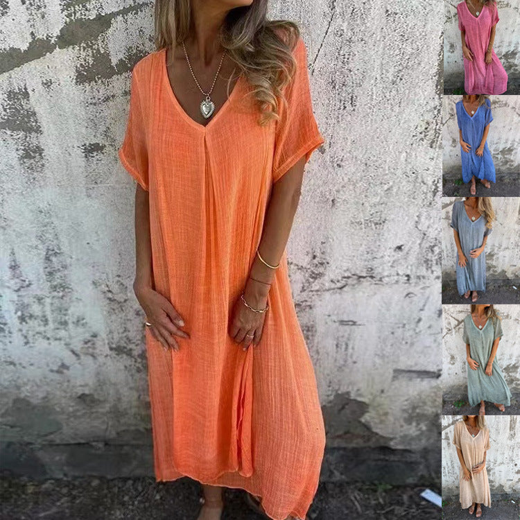 LILIA – ROCHIE MAXI CASUAL & ELEGANTĂ DE PRIMĂVARĂ