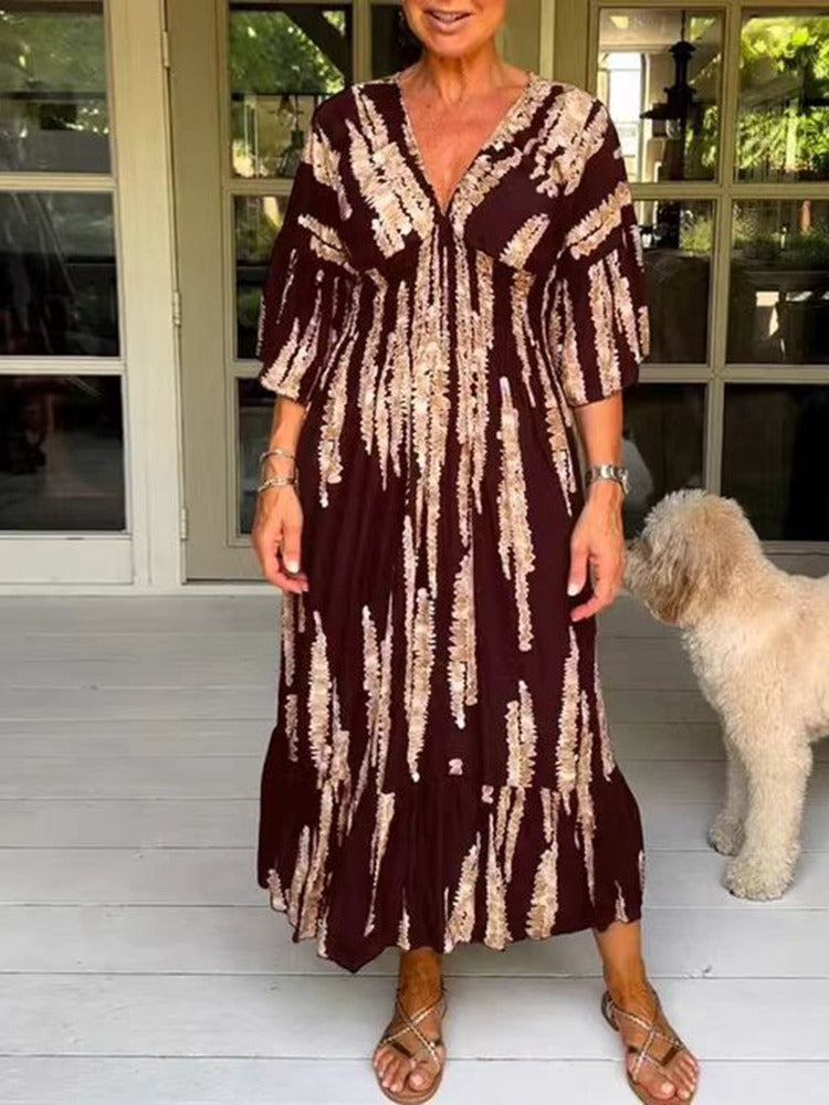 MAELIE – ROCHIE DE VARĂ CU MODEL TIE-DYE