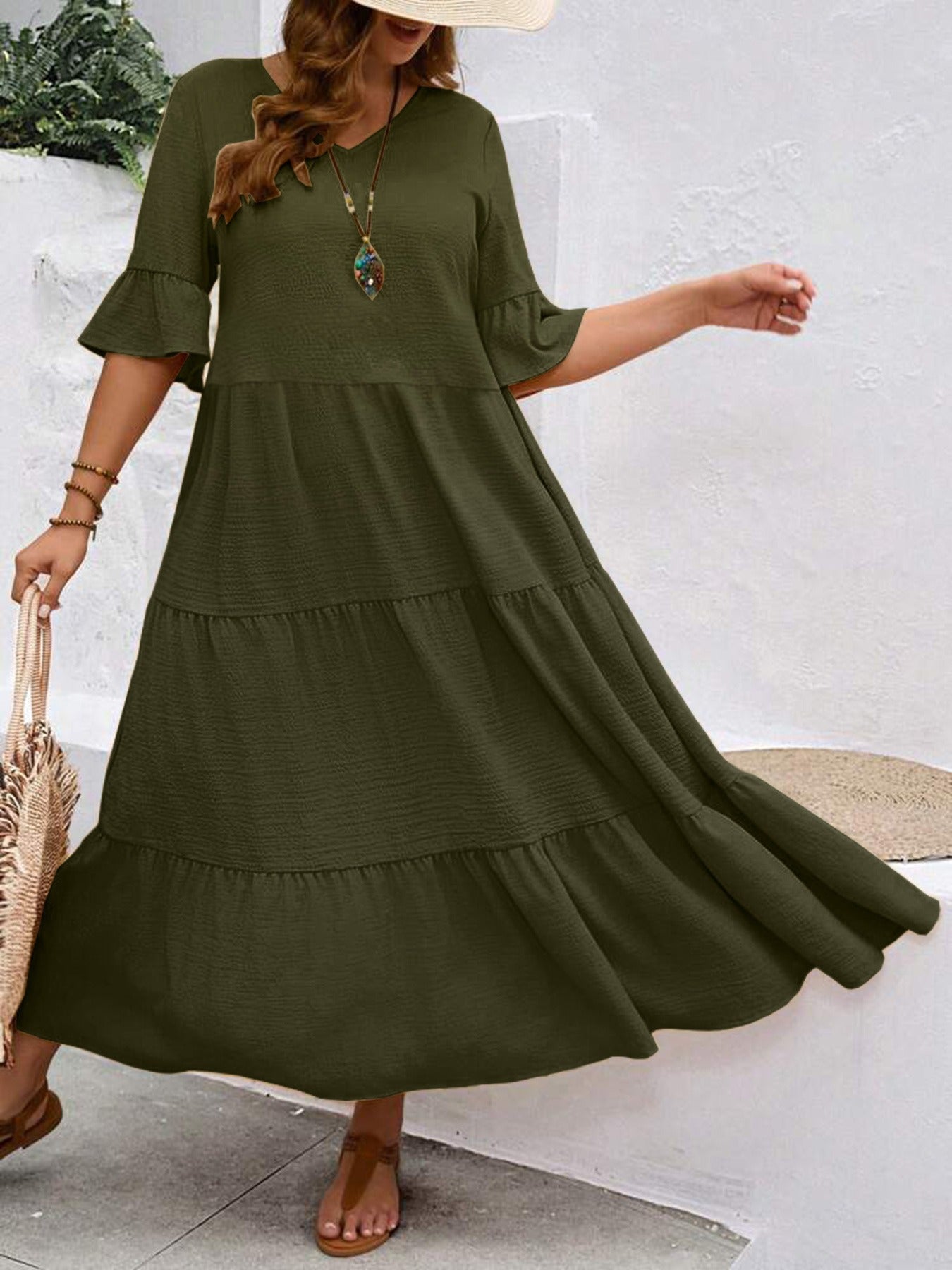 Serena - Rochie Fluidă Elegantă