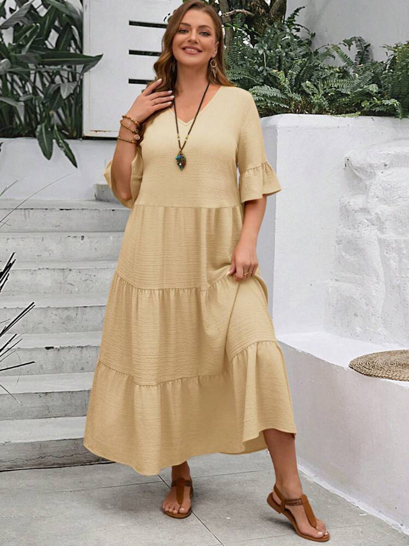 Serena - Rochie Fluidă Elegantă