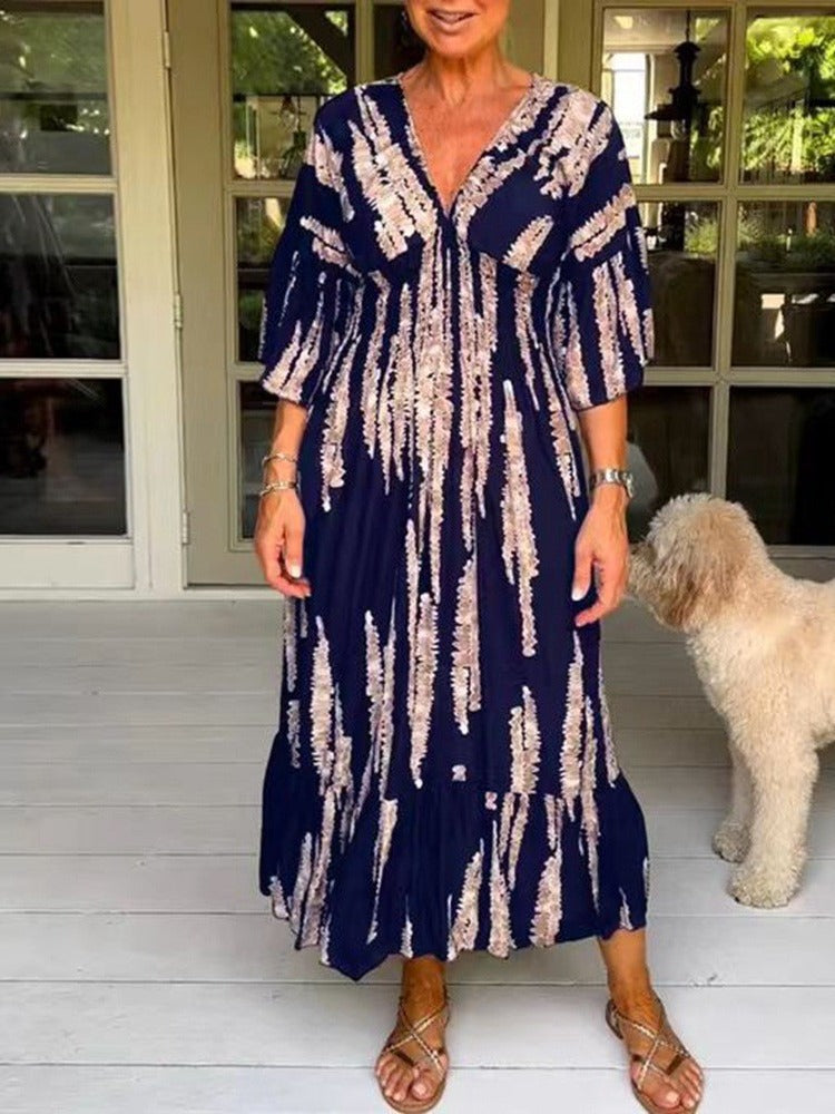 MAELIE – ROCHIE DE VARĂ CU MODEL TIE-DYE