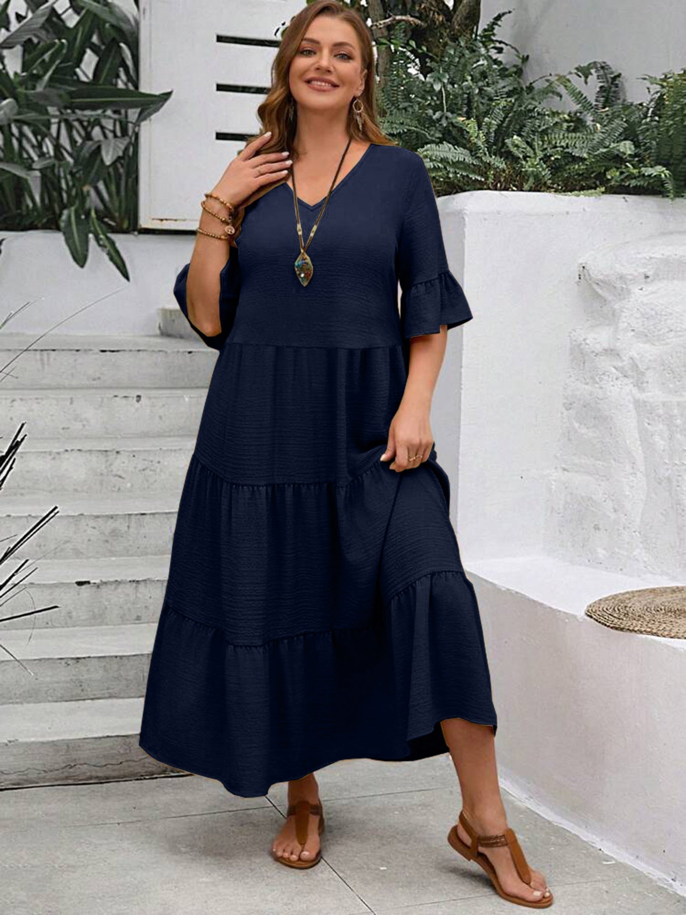 Serena - Rochie Fluidă Elegantă