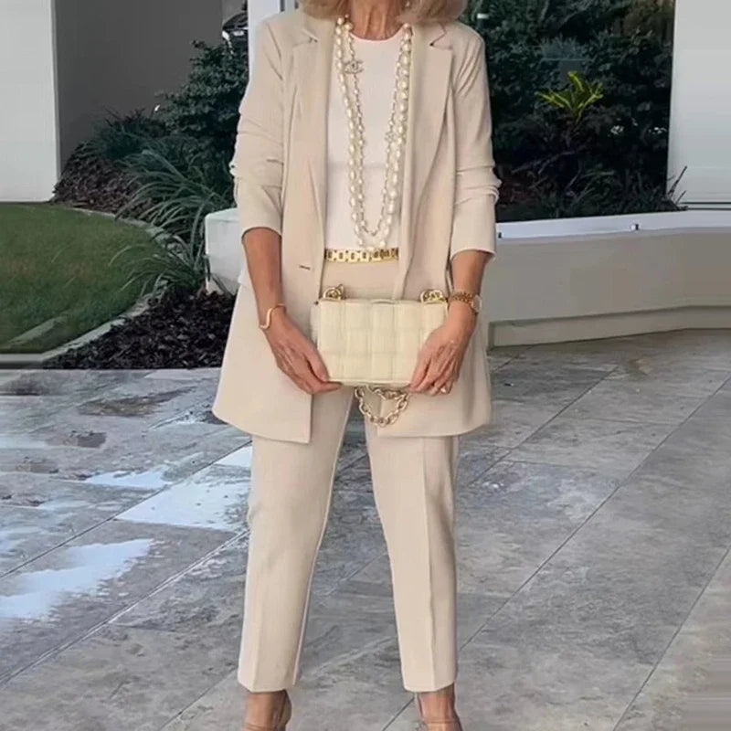 HARLOW – SET COSTUM TAILORAT PRIMĂVARĂ VARĂ