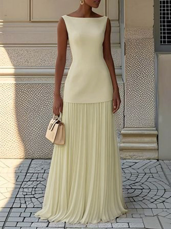 JULIET – ROCHIE MAXI FĂRĂ MÂNECI CU ELEGANȚĂ TIMPLESĂ