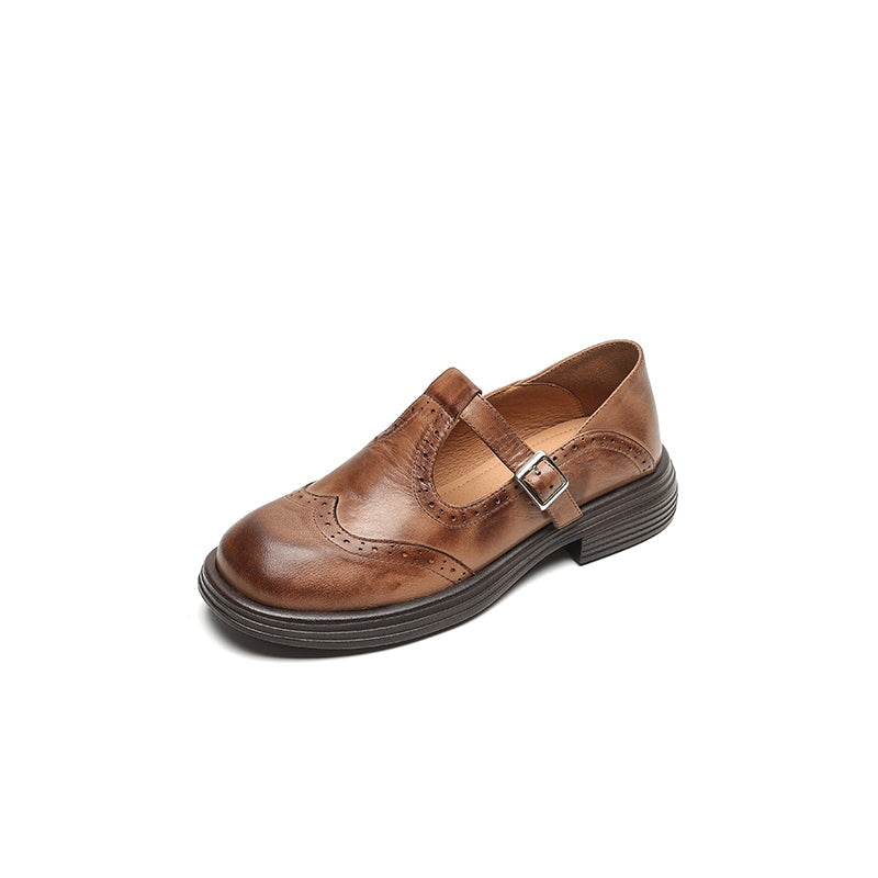 ALINA | Pantofi eleganți Mary Jane din piele