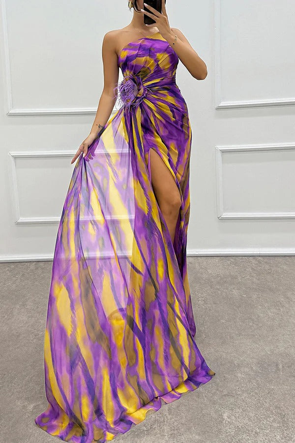 Layla | Rochie Maxi Vibrantă