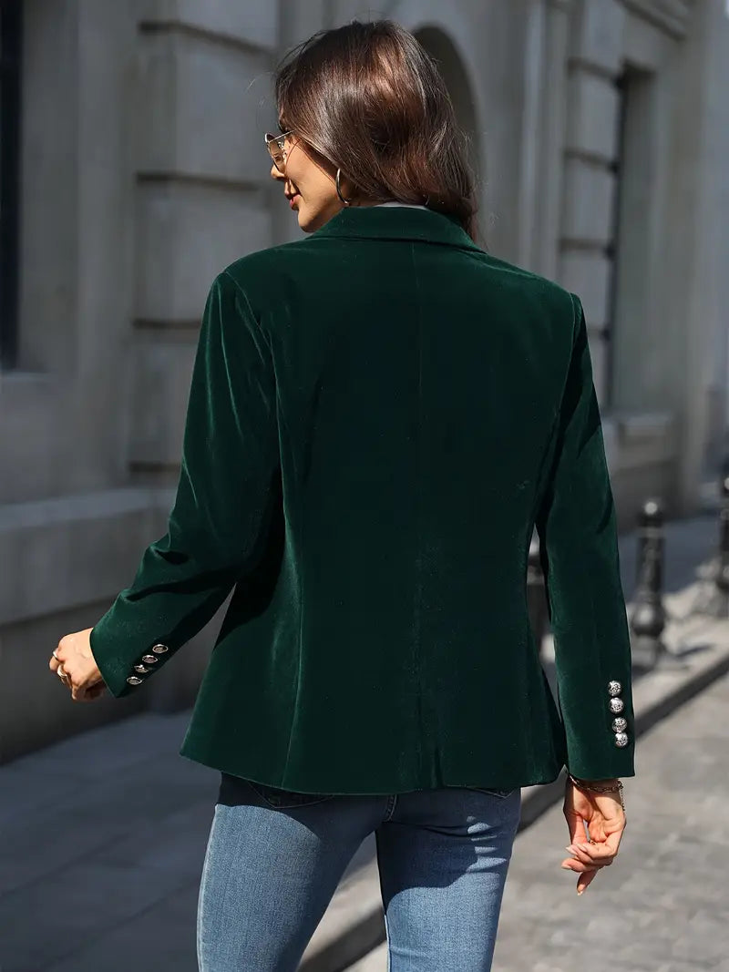 Savannah – Blazer Elegant din Catifea
