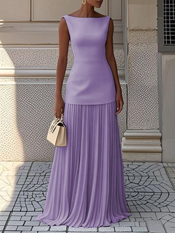 JULIET – ROCHIE MAXI FĂRĂ MÂNECI CU ELEGANȚĂ TIMPLESĂ