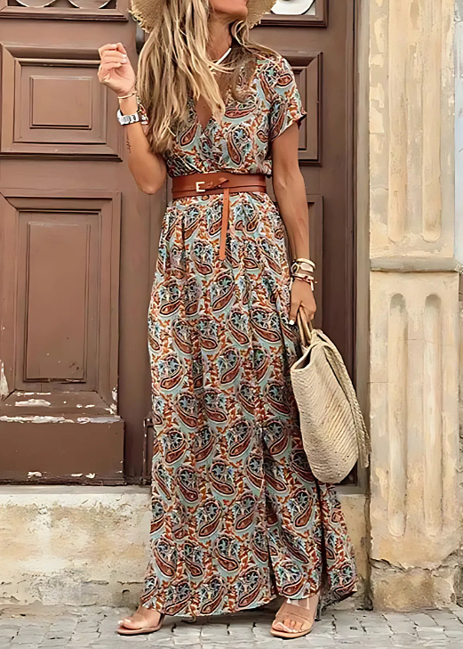 ISABELLA – ROCHIE MAXI CU BRIZĂ ROMANTICĂ