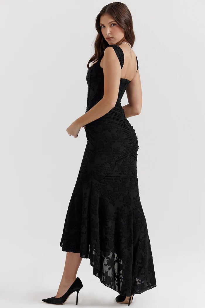 ZINNIA – ROCHIE CU IMPRESIE FLORALĂ VINTAGE