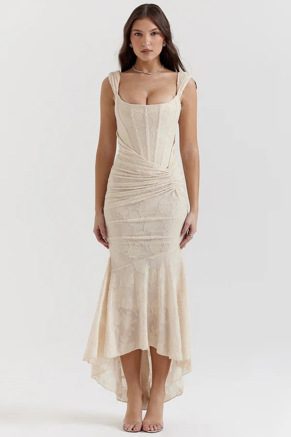ZINNIA – ROCHIE CU IMPRESIE FLORALĂ VINTAGE