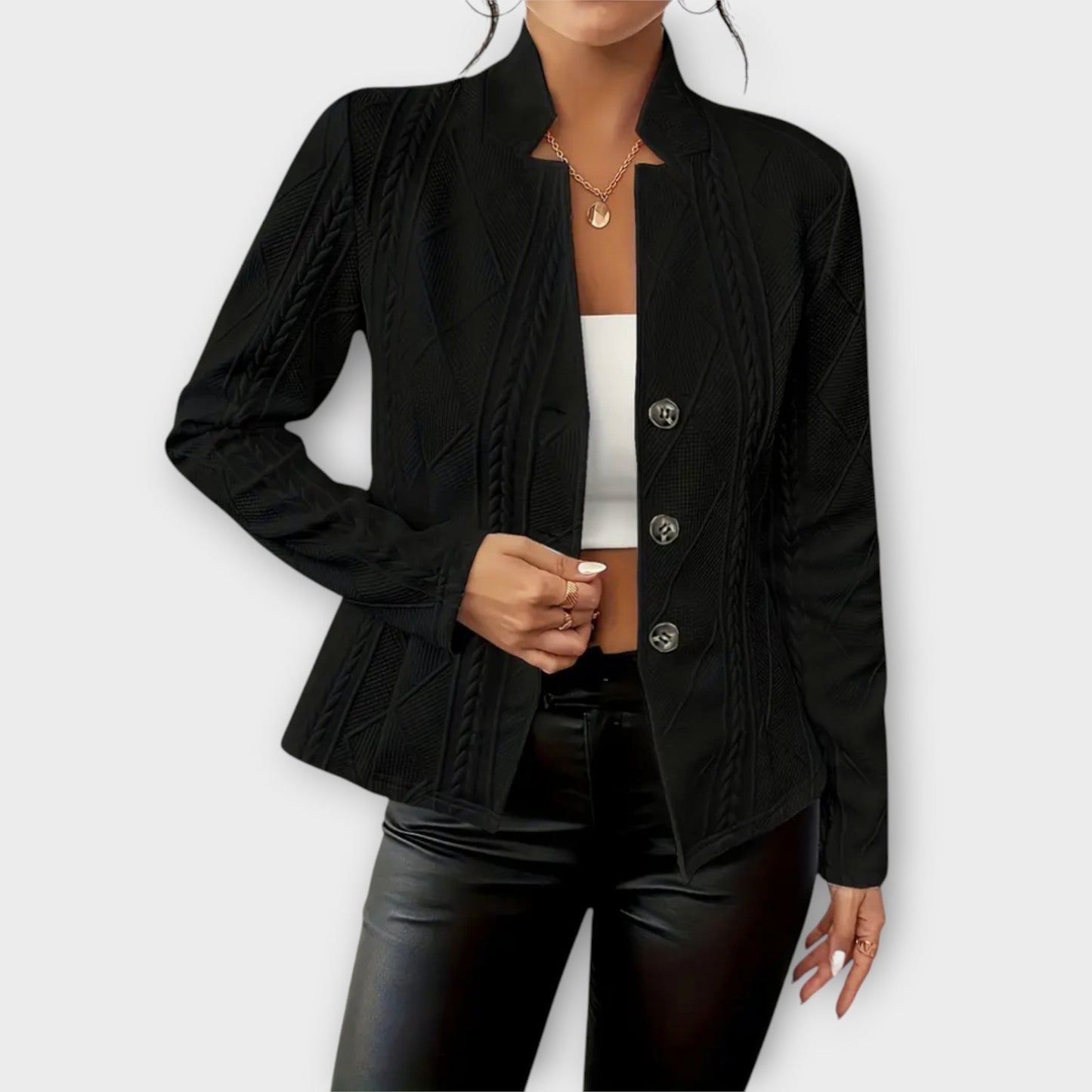 Emilia | Sacou chic cu detalii fine