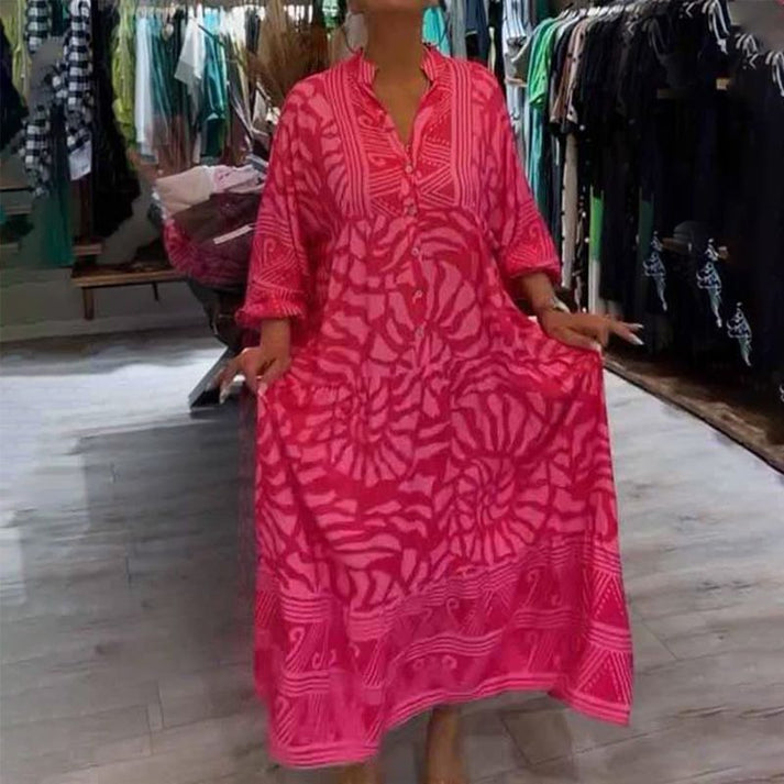 Eamon | Rochie Maxi Elegantă și Vibrantă