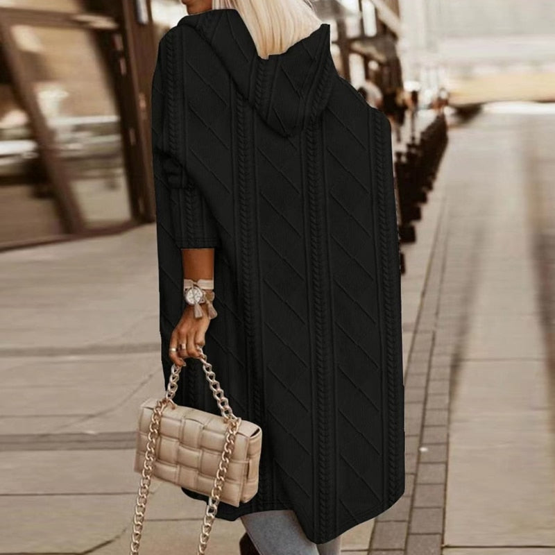 TIANA – PALTON TRICOTAT STIL URBAN